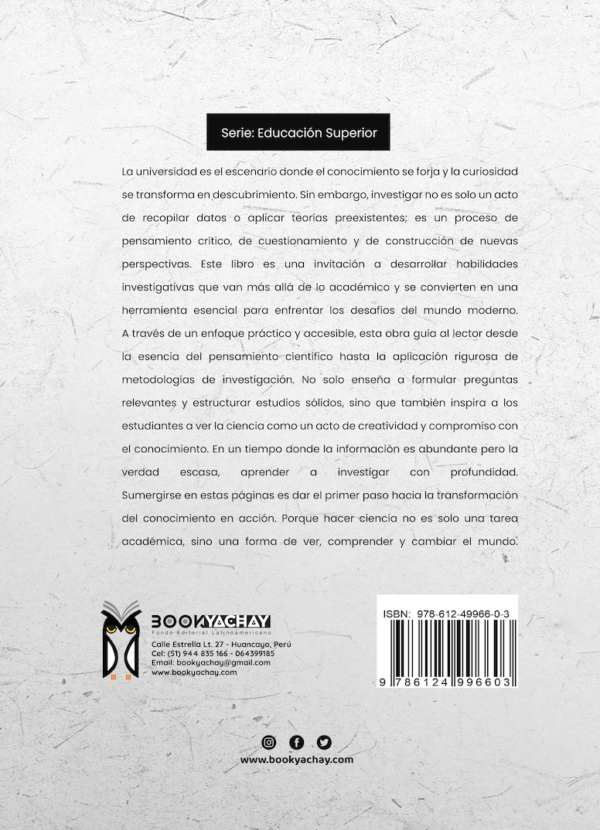 HABILIDADES INVESTIGATIVAS EN LA UNIVERSIDAD: Del ser al hacer ciencia - Imagen 6